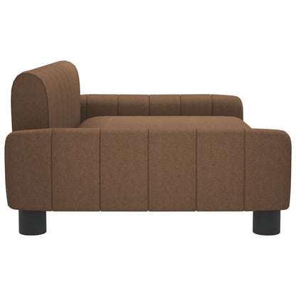 Cama Para Perros De Tela Marrón 90x53x30 Cm / Vetonek_0