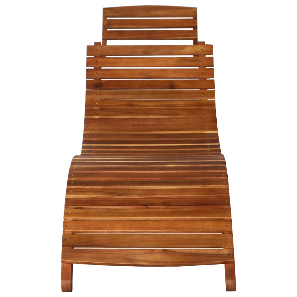 Set De Tumbonas Con Mesita 3 Piezas Madera Maciza De Acacia_4