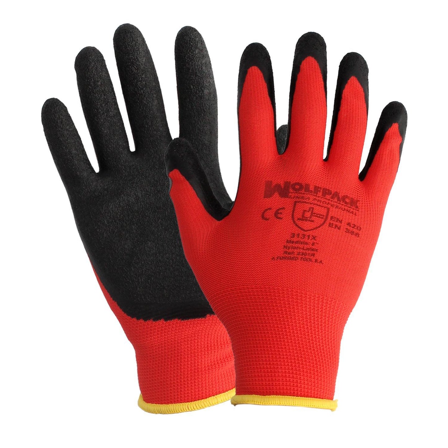 Guantes Latex / Nylon Gripflex Talla  9 (par)_0