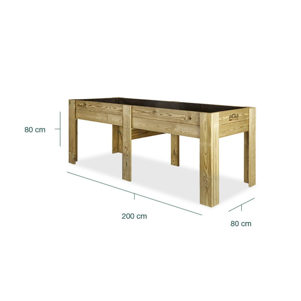 Mesa de cultivo Gardenbrico XXL80 Hortalia 270 L