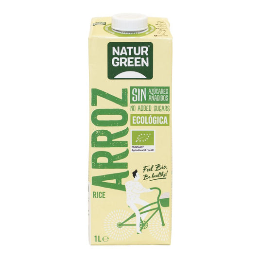 Bebida de arroz sem açúcar NaturGreen 1 L