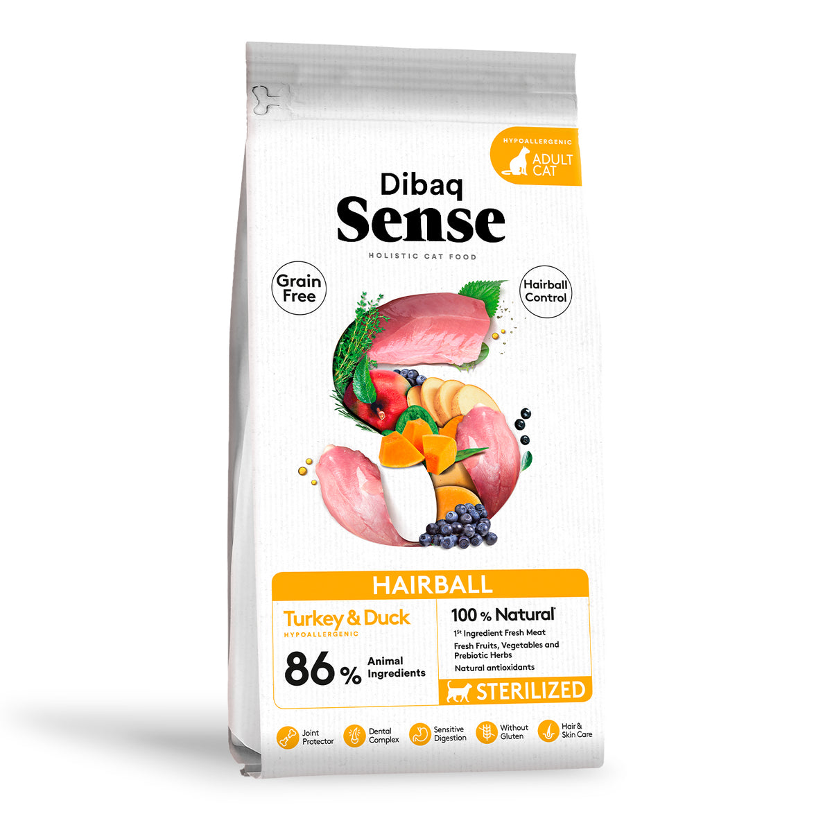 Dibaq Sense Grain Free Hairball 1,5 Kg_0