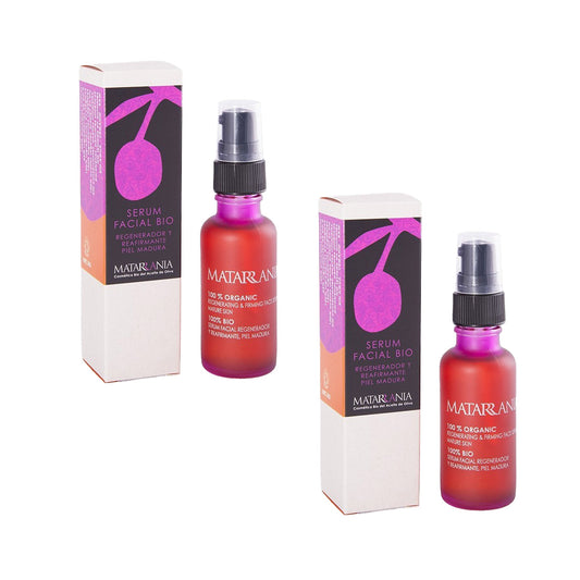 Pack de 2 Matarrania Bio Sérum Facial e Regenerador para Pele Madura, 30ml