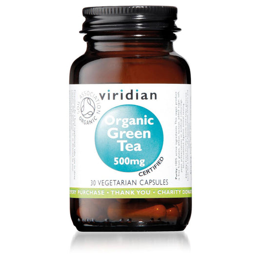 Chá Verde Biológico 500 mg 30 cápsulas vegan