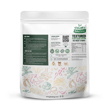 Proteína Vegetal Texturizada (PVT) Tiras biológicas sem carne 400 g