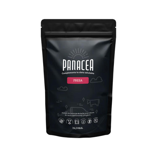 Panacea proteica isolada de soro de leite com sabor a morango Paleobull