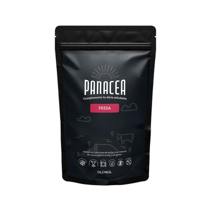 Panacea proteica isolada de soro de leite com sabor a morango Paleobull