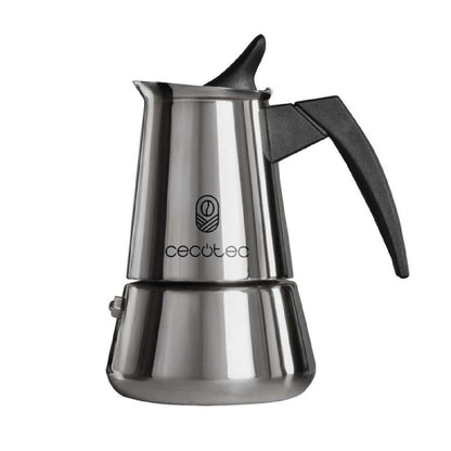 Cecotec Cafetera Italiana Piccolina 900. 450ml, 10 Tazas De Café, Acero Inoxidable, Apta Todas Superficies, Filtro Premi_1
