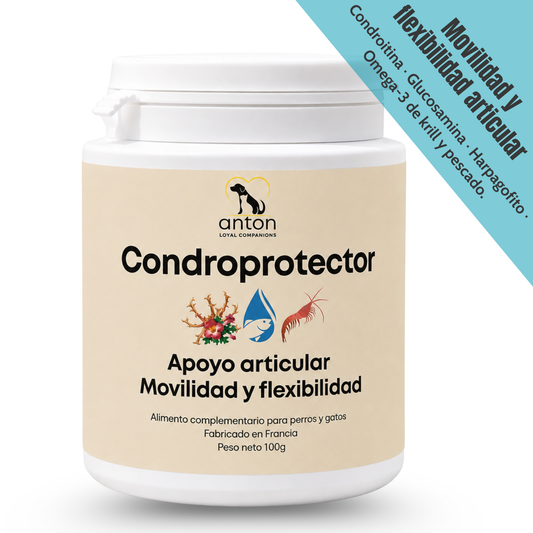 Suplemento natural para la movilidad articular de perros y gatos – Condroprotector 100 g_0