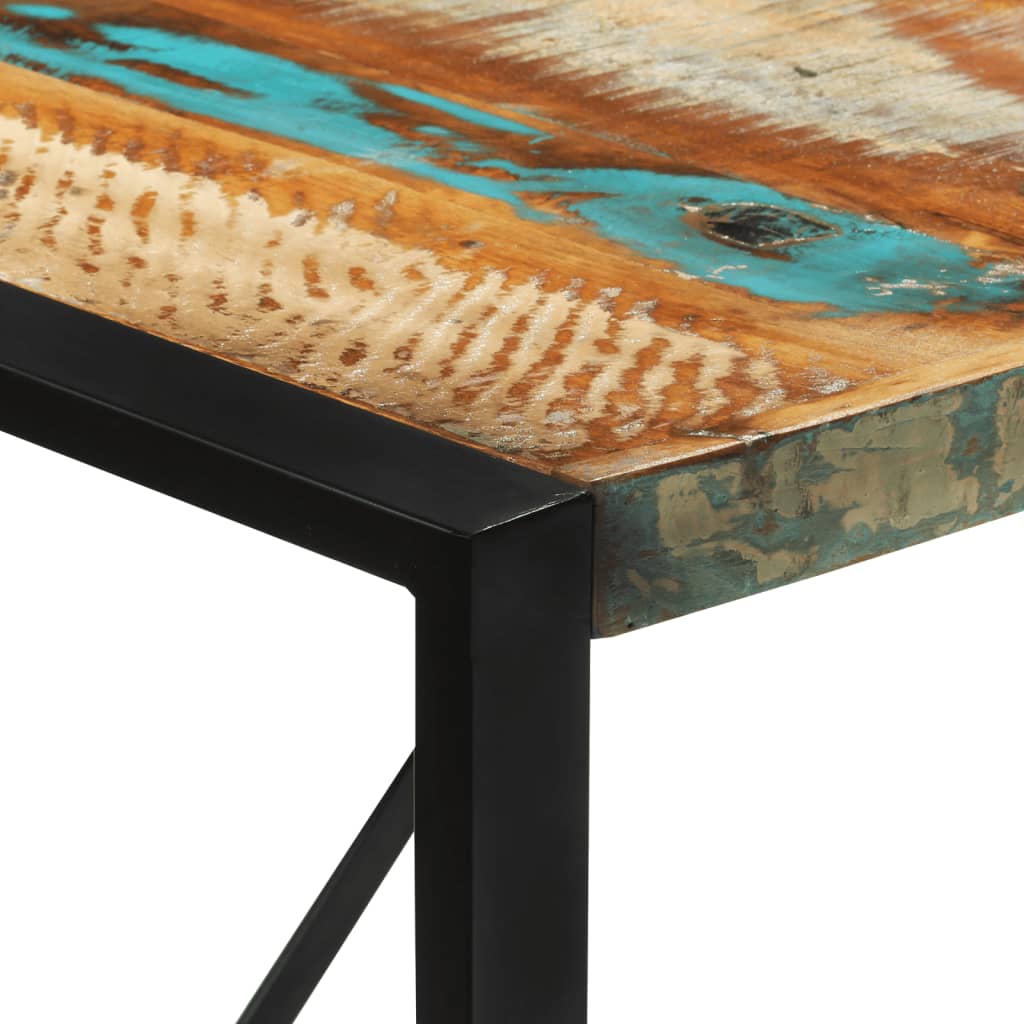 Mesa De Comedor Madera Maciza Reciclada 175x90x76 Cm_2