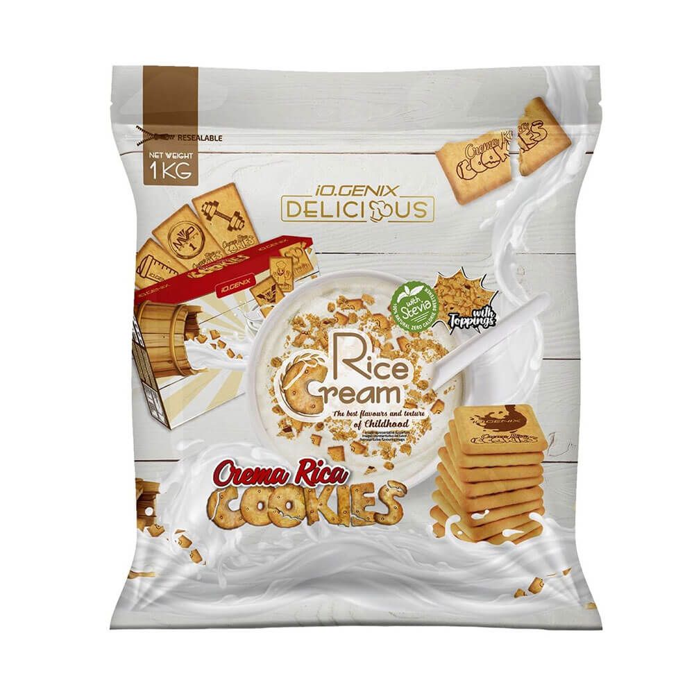 Rice Cream (crema De Arroz) - 1kg - Crema Rica Cookies - Harina De Arroz - Io.genix_0