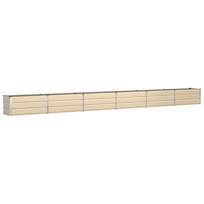 Jardinera Marfil 580 X 50 X 45 Cm Acero Galvanizado_0