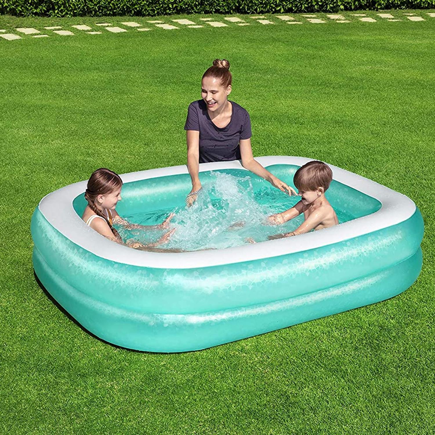 Piscina Inflable Rectangular 201x150x51cm._1