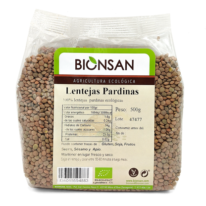 Lentejas Pardinas Eco Bionsan 500gr_0
