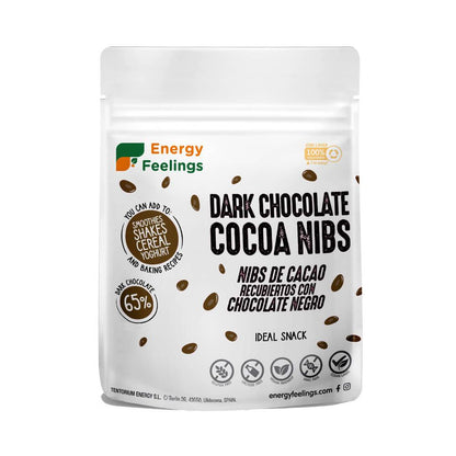 NIBS COBERTOS DE CHOCOLATE: (200 g) Doypack