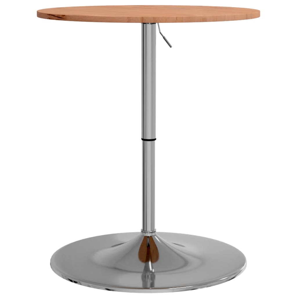 Mesa Alta De Madera Maciza De Haya Ø60x89,5 Cm_0