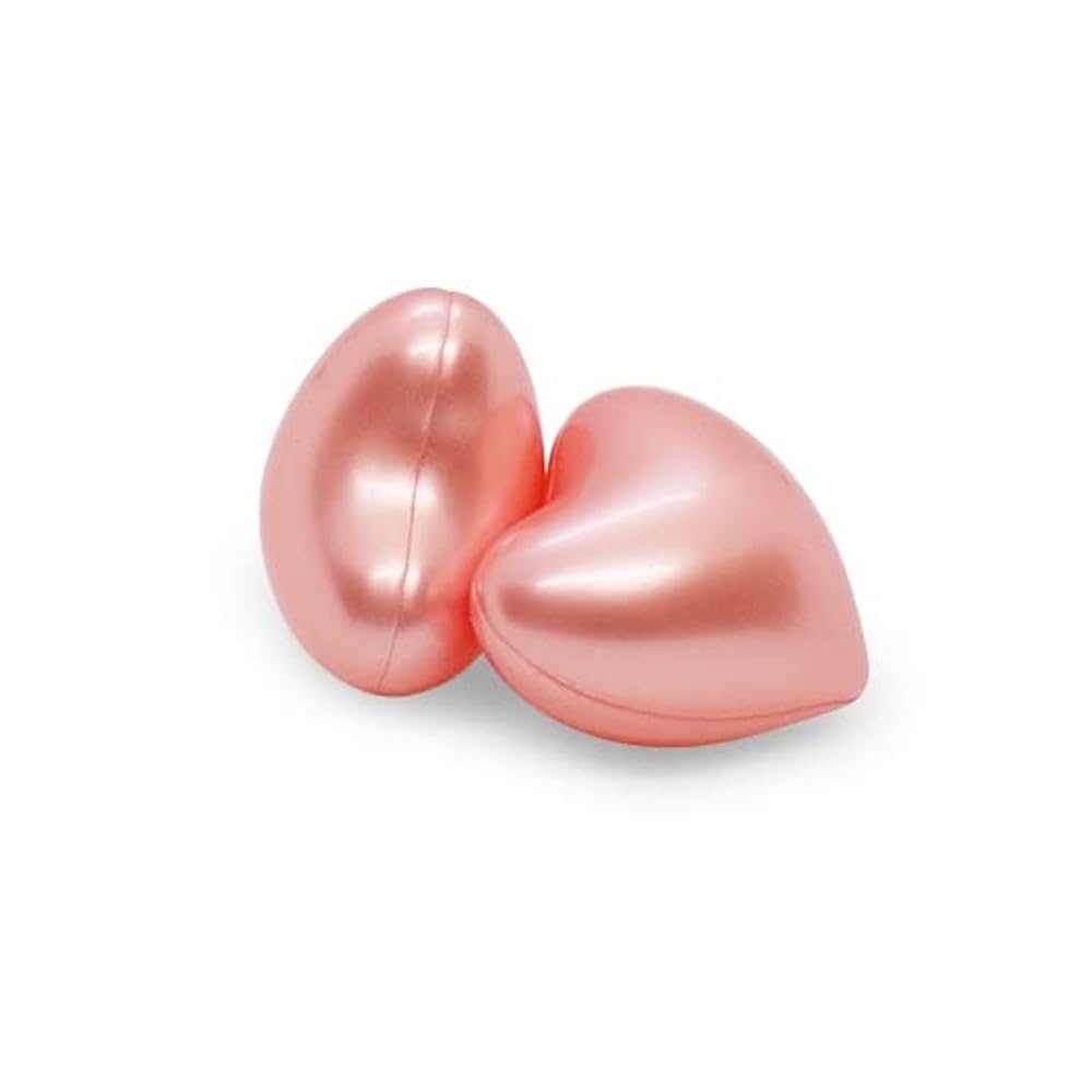 Caja 70 Perlas De Baño Con Aroma A Rosas - Con Aceite De Soja - Hidrata, Suaviza Y Perfuma La Piel - Forma Corazón_3
