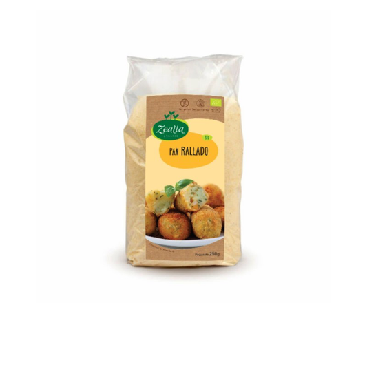 Farinha de rosca orgânica sem glúten Zealia 250 gr
