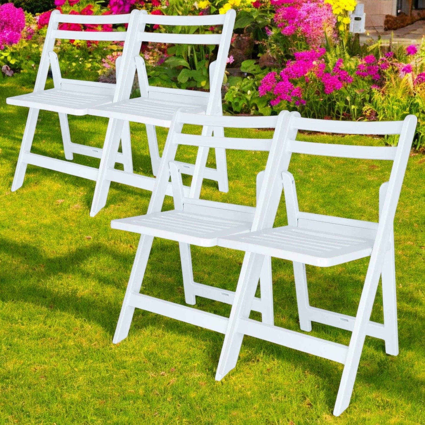 Well Home Juego De 4 Sillas Elo En Color Blanco_3