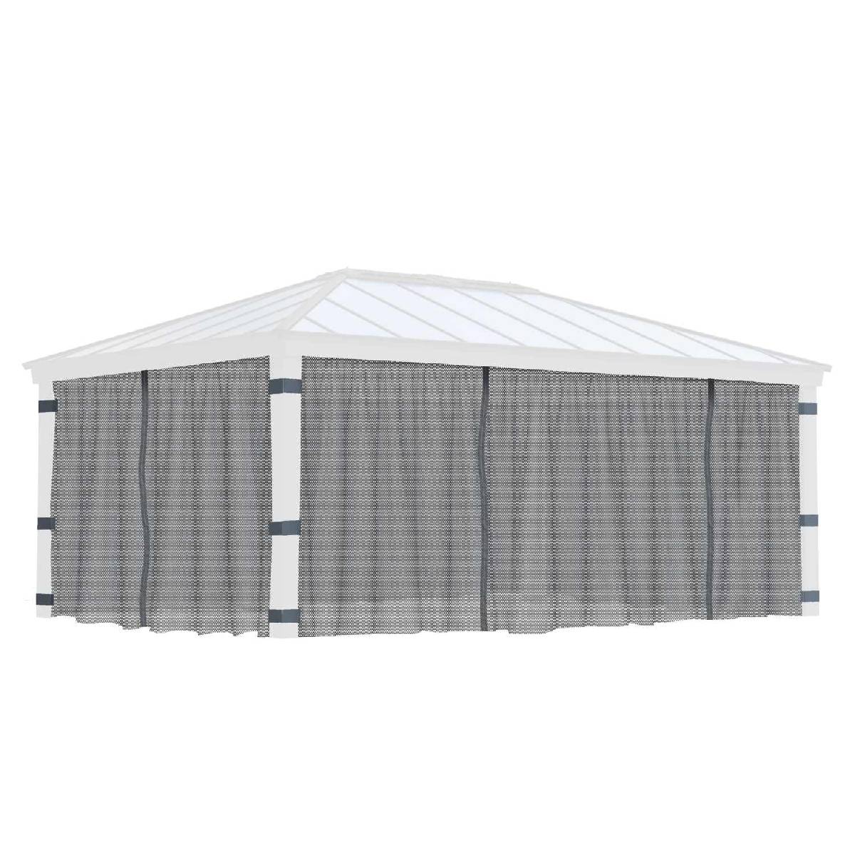 Conjunto de cortinas para gazebo Dallas Canopia 422x607