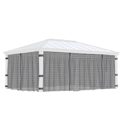Conjunto de cortinas para gazebo Dallas Canopia 422x607