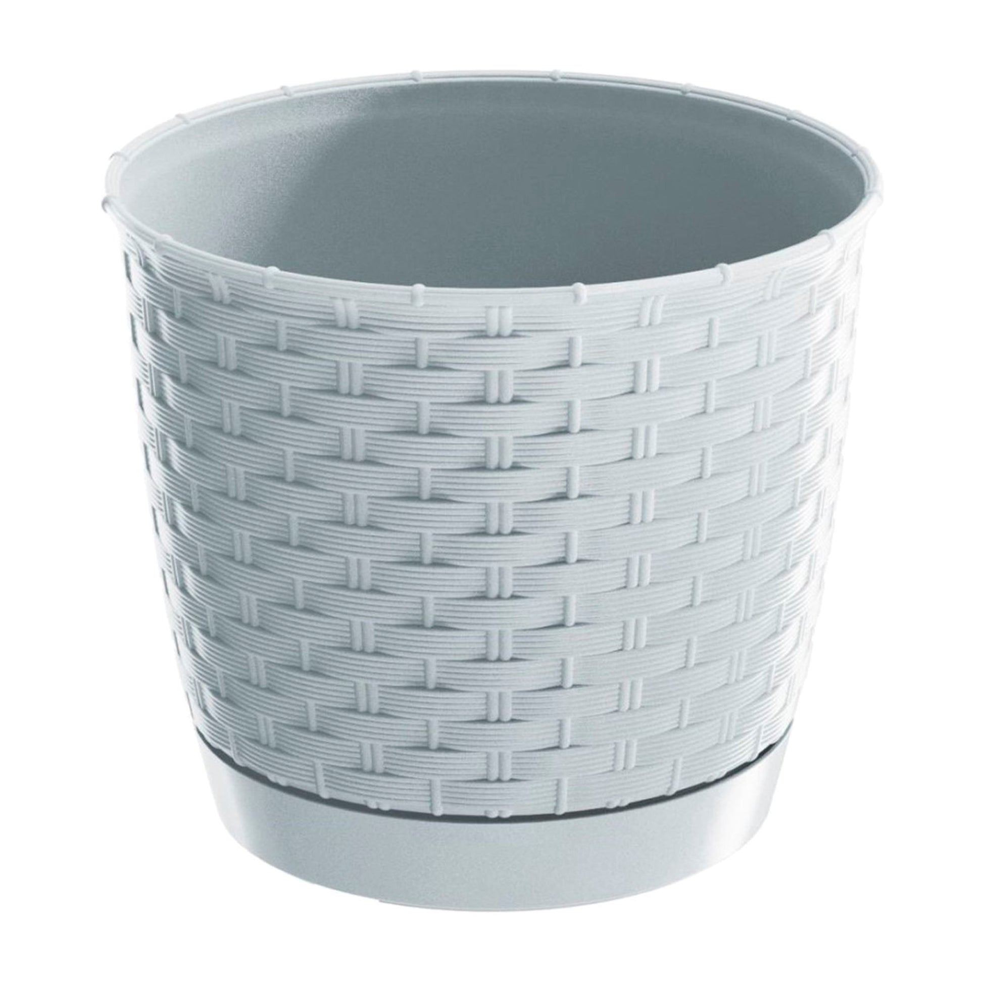 Maceta Ratolla Round 2,8l., Dimensiones (mm) 190x190x165, Color Blanco