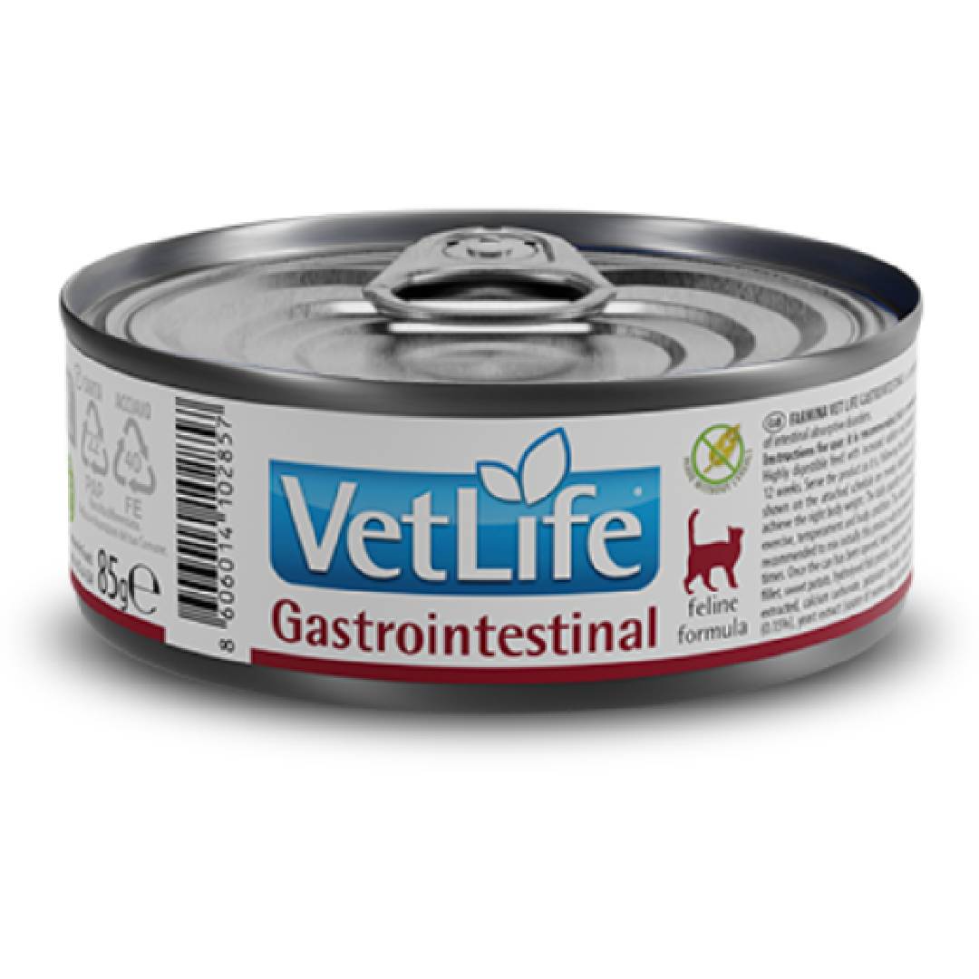 Fórmula Gastrointestinal Felina Vet Life Farmina 85 g