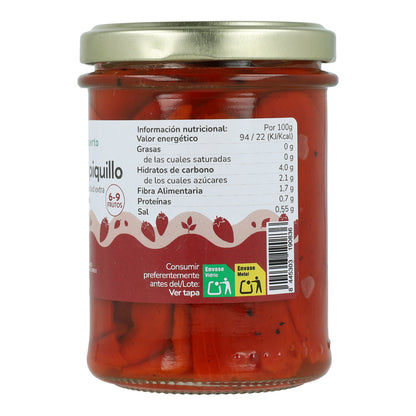 Pimento piquillo inteiro ECO Planeta Huerto 185g