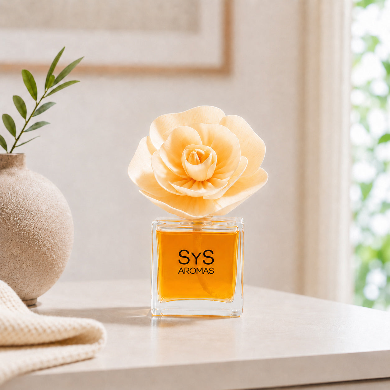 Ambientador Difusor Flor Azahar y Mandarina SYS Aromas 90 ml | Aroma Cítrico y Floral | Decorativo_1