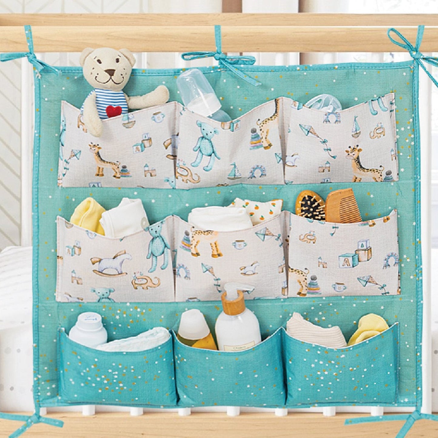 Organizador Colgante Azul Cielo_3
