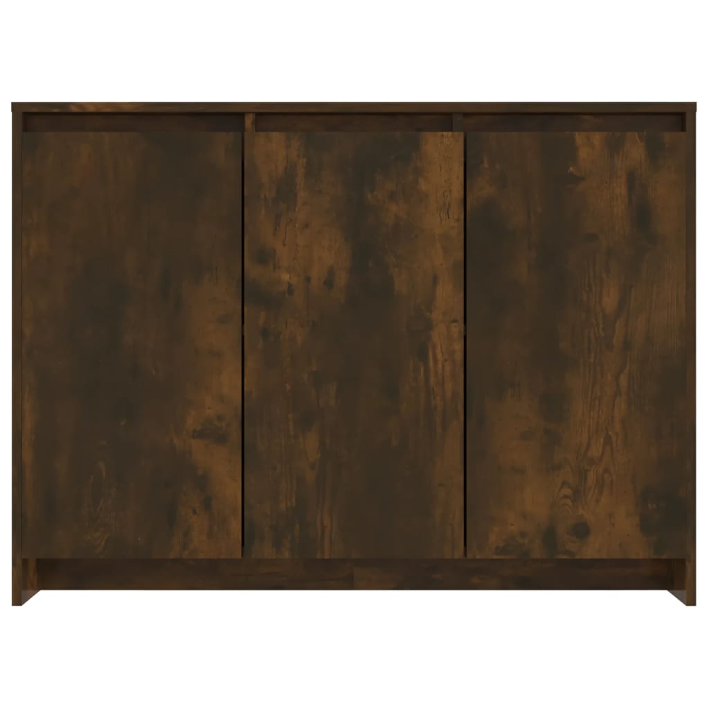 Aparador De Madera De Ingeniería Roble Ahumado 102x33x75 Cm / Vetonek_4