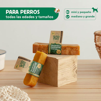 Barra de leite de iaque do Himalaia Wild Yaky Golden Teether com curcuma Wild Balance 1 unid.