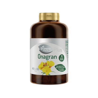 Óleo de Onagra Onagran El Granero, 400+50 pérolas 700 mg