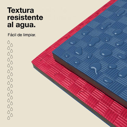 Jowy Tatami Puzzle 2,5cm 100x100cm – Alta Densidad Azul/rojo_4