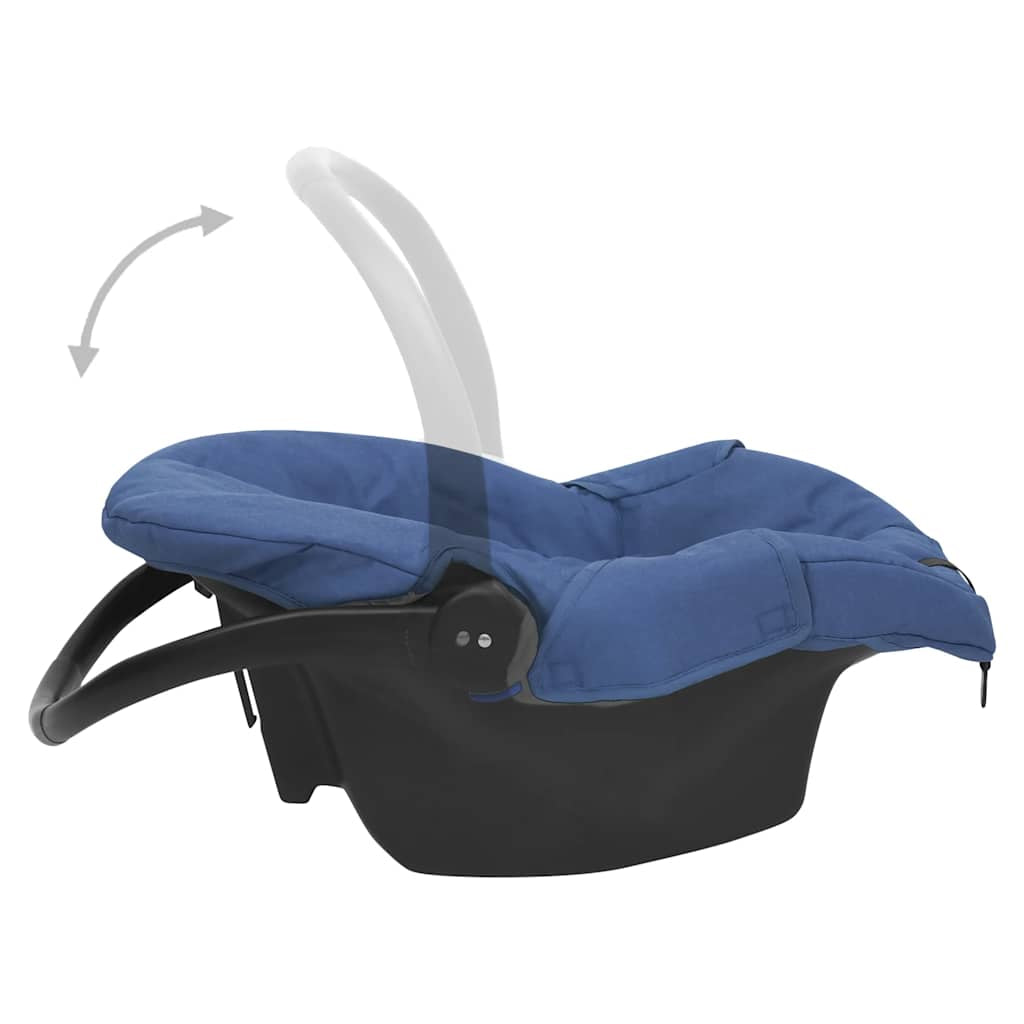 Vidaxl Sillita De Coche Para Bebés Azul Marino 42x65x57 Cm_4