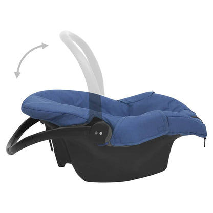 Vidaxl Sillita De Coche Para Bebés Azul Marino 42x65x57 Cm_4