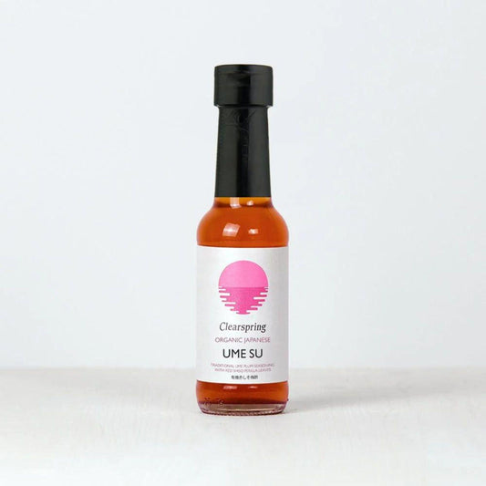 Vinagre japonês biológico Umeboshi Clearspring, 150 ml