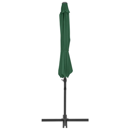 Vidaxl Sombrilla De Jardín Con Base Portátil Verde_4