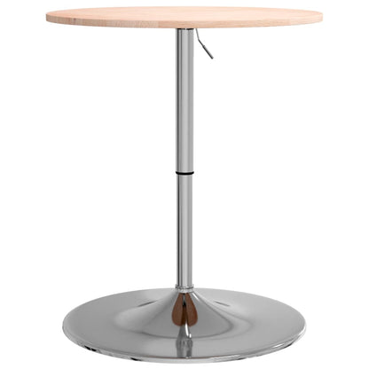 Mesa Alta De Madera Maciza Roble Ø60x89,5 Cm_0