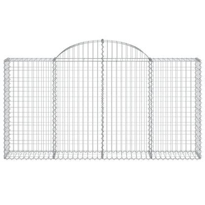 Cestas Gaviones 14 Uds Forma De Arco Hierro 200x30x100/120 Cm_3