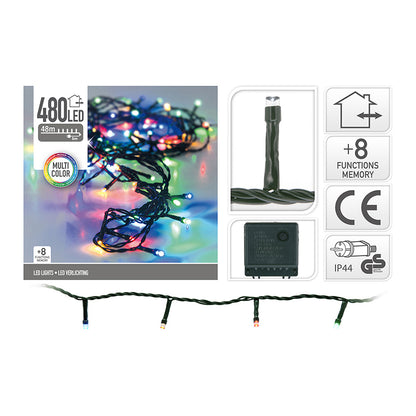 Guirnalda Multifunción De 480 Led Multicolor - 48 M_1