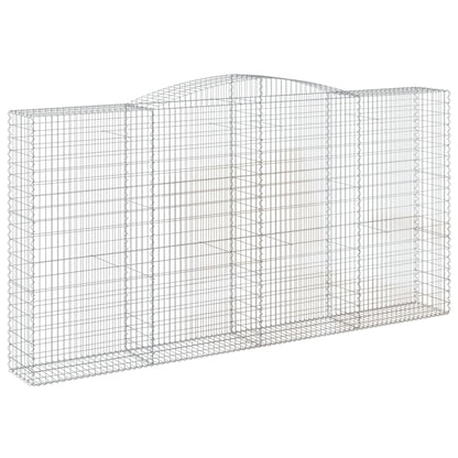 Cestas De Gaviones 2 Uds Forma De Arco Hierro 400x50x200/220 Cm_2