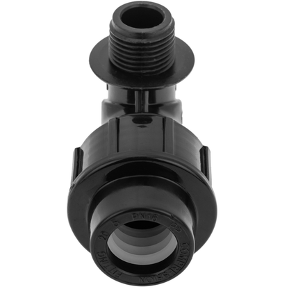 Pack De 5 Unidades Terminal De Rosca Macho Acodado De Polietileno 20 Mm X 1/2“ Para Sistema De Riego_4