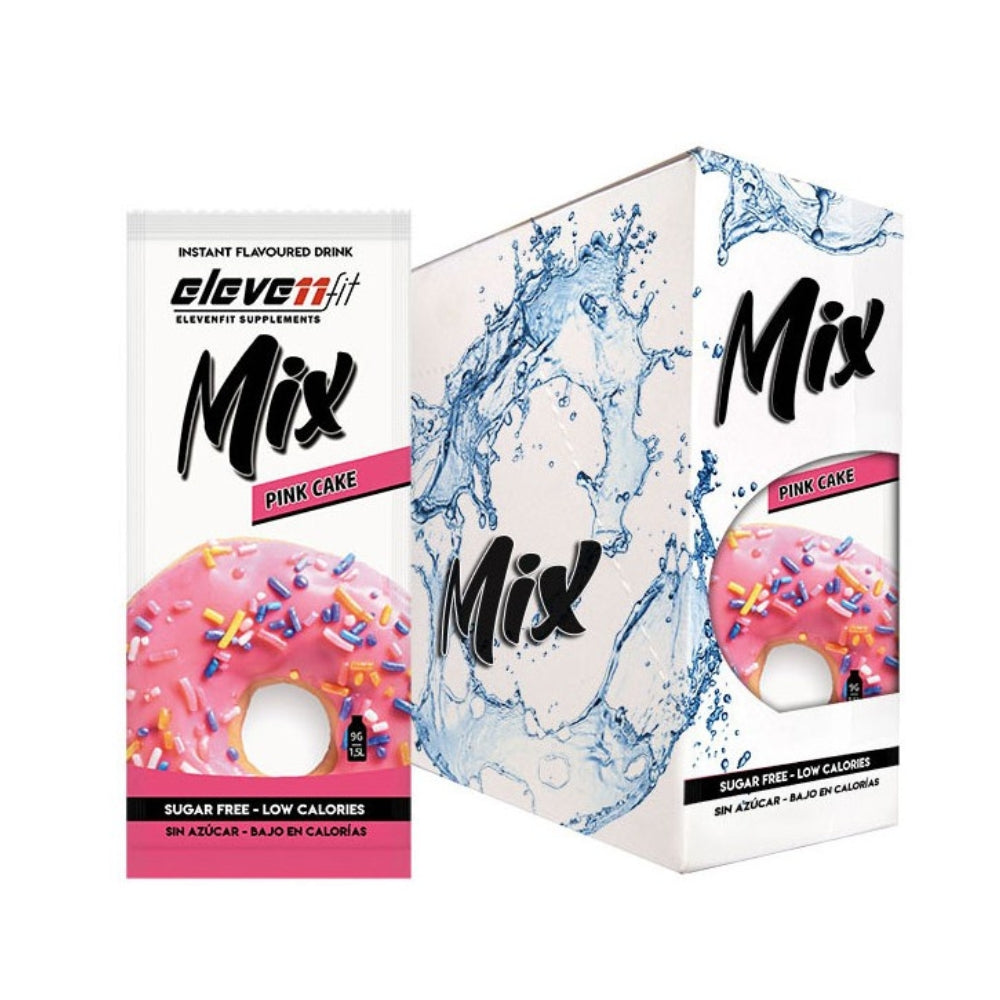 Saborizante Mix Sabor Pink Cake 24 Sobres de 9g Eleven Fit_0