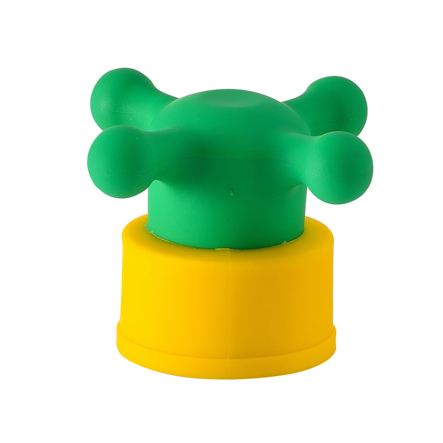 Botella De Agua De Pared Única 500ml Ss Con Tapa De Grifo Amarillo Kids_4