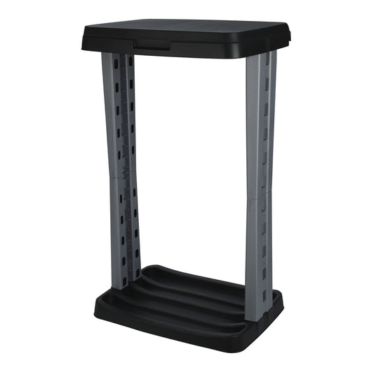 Well Home Porta Bolsas De Basura 60l En Color Antracita 100% Reciclable 43x31x9,5cm_0