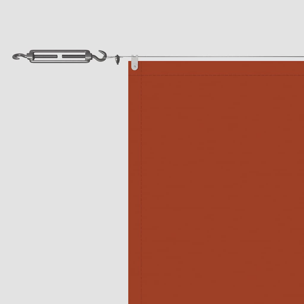 Vidaxl Toldo Vertical Terracota Tela Oxford 180x800 Cm_4