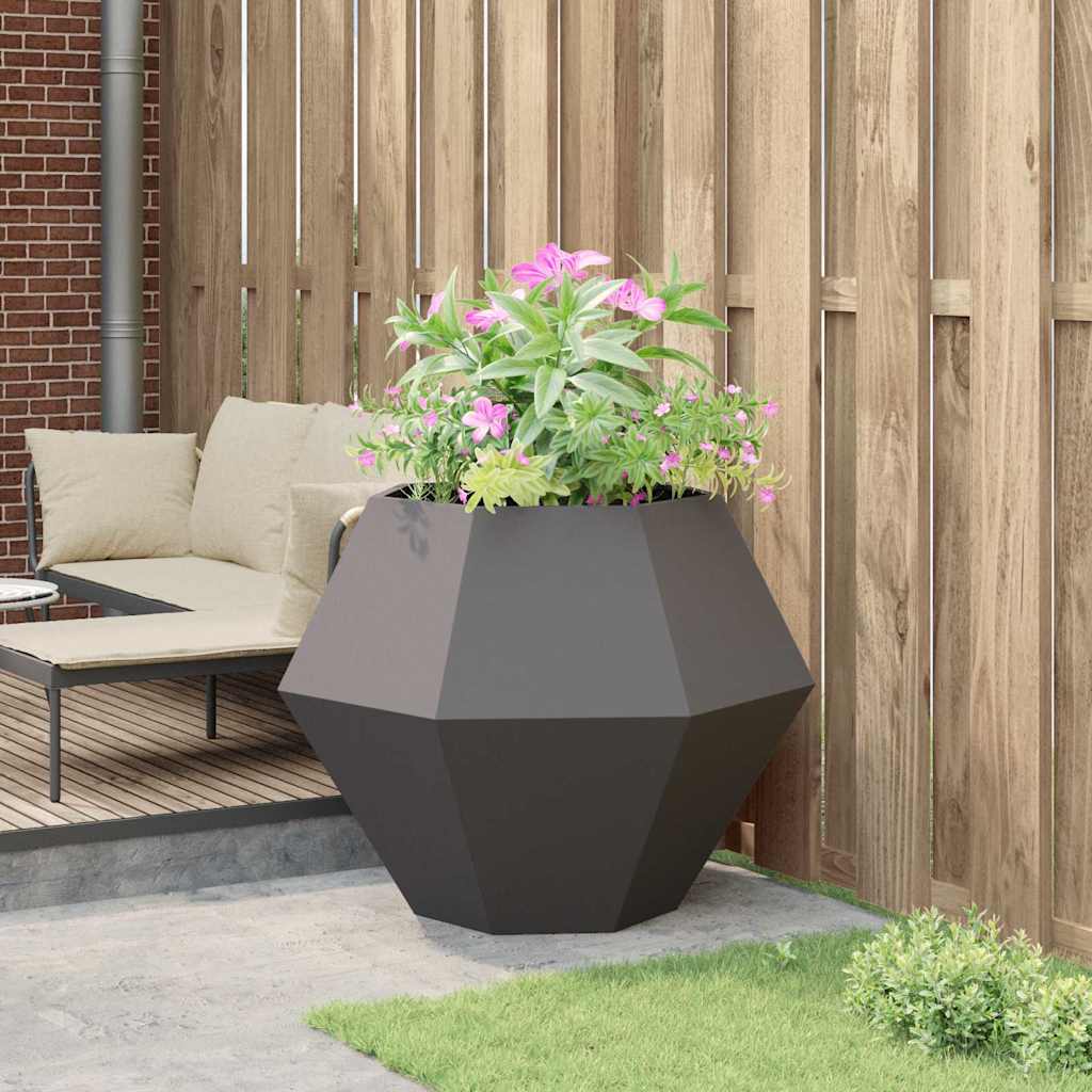 Jardinera Negro 100 X 100 X 80 Cm Acero_3