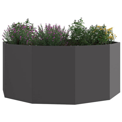 Jardinera Negro 120 X 120 X 50 Cm Acero_2