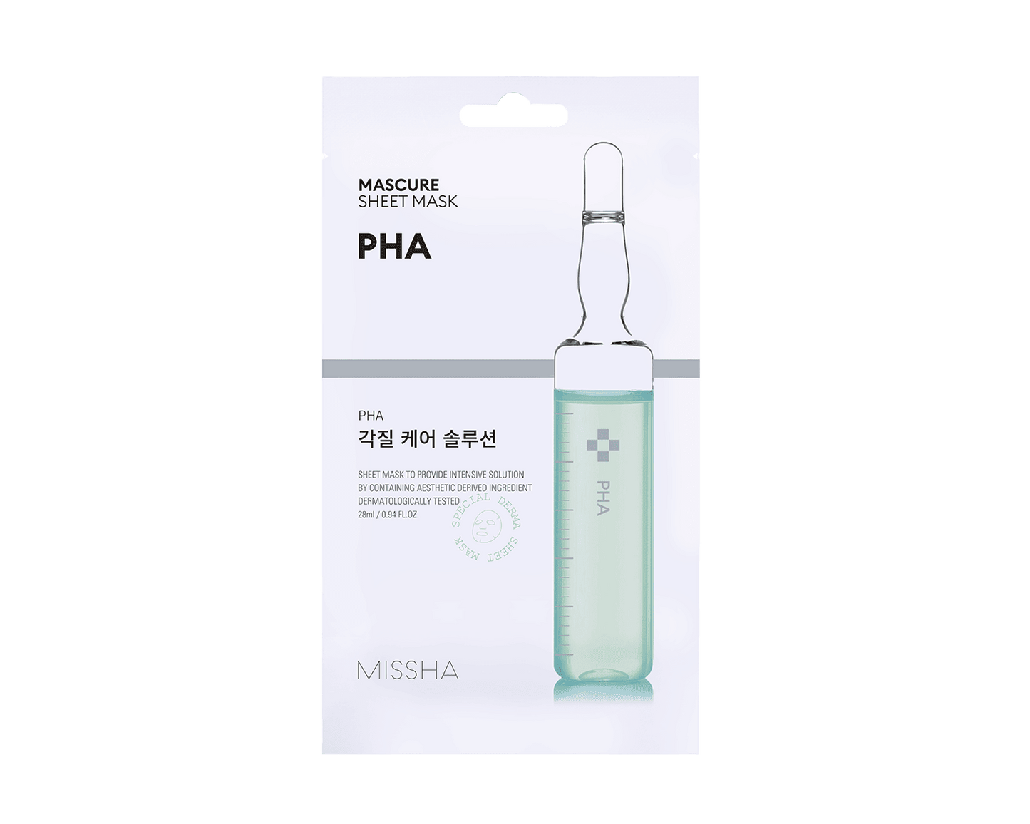 Missha Mascure Peeling Solution Sheet Mask [pha] (28ml) - Mascarilla Pha_0